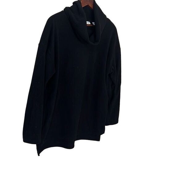 Coldwater Creek Fleece Cowl Neck Top - Picture 2 of 6